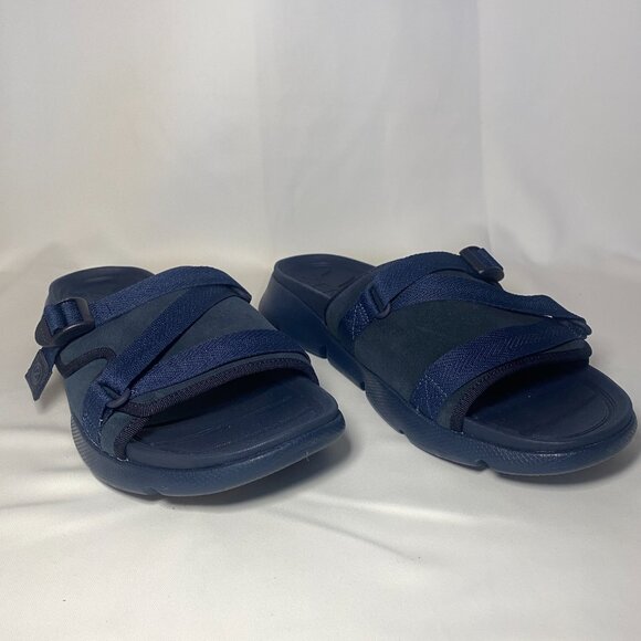 Cole Haan Grand 360 ZeroGrand Navy Blue Mens Slides Sandals 11M C35441 New NoBox - Picture 2 of 6